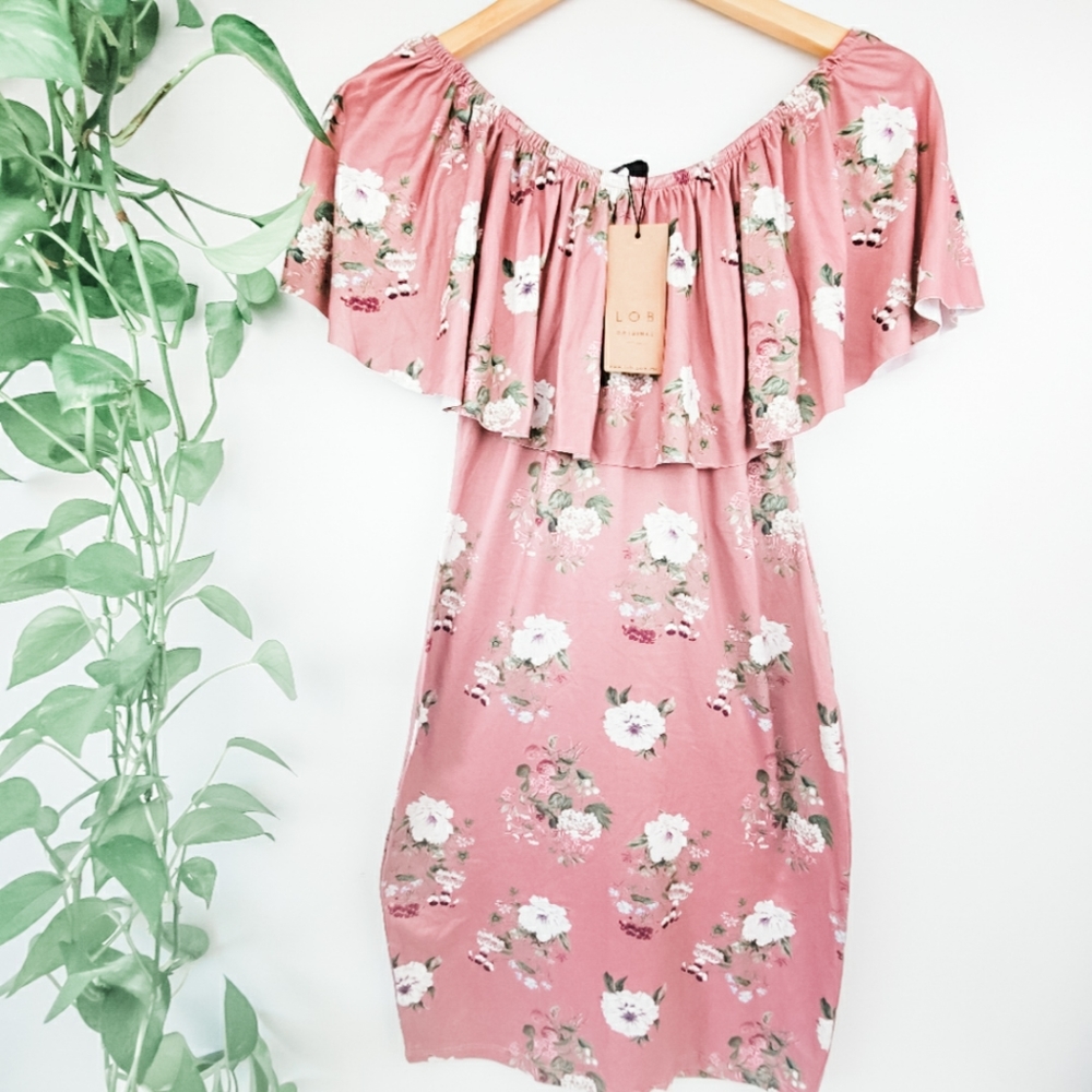 Pink Floral Dress